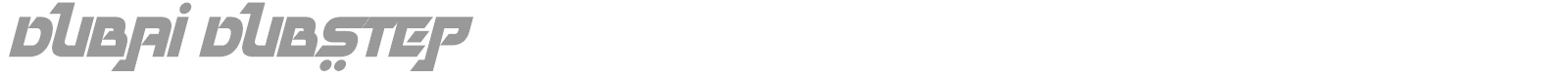 Dubai Dubstep font preview